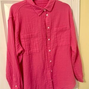 GAP Bright Pink Shirt